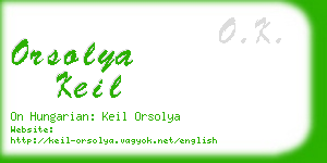 orsolya keil business card